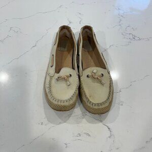 UGG Women's Chivon/Suzette Nubuck Leather Moccasin Loaafers Size 9